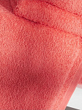 Полотенце махровое Bloomy coral, без рисунка, розовый