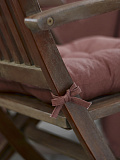 Подушка на стул Brown, без рисунка, коричневый