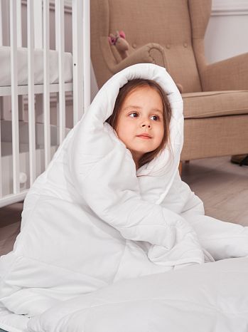 Одеяло Soft kids, без рисунка, белый