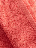 Полотенце махровое Bloomy coral, без рисунка, розовый