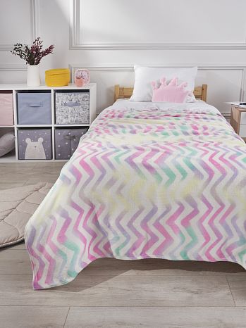 Плед Rainbow, геометрия, мультиколор