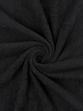 Набор полотенец махровых Black, без рисунка, черный