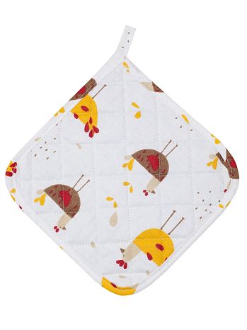 Прихватка Hens, птицы, желтый