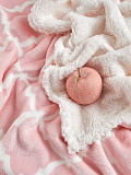 Плед Pink dreams, вензеля, розовый