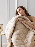 Одеяло Premium woolly, однотонный, бежевый