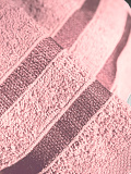 Набор полотенец махровых Pink, без рисунка, розовый