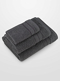 Набор полотенец махровых Grey, без рисунка, серый