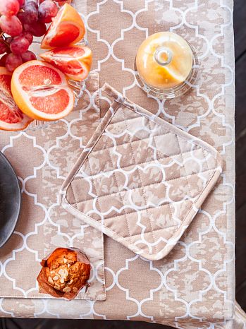 Прихватка Morocco, орнамент, бежевый