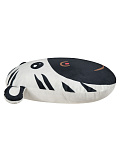 Подушка декоративная Zebra, зебра, белый