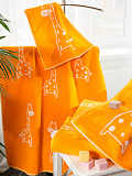 Полотенце махровое Giraffe, жираф, оранжевый