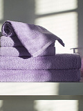 Полотенце махровое Lilac pastel, без рисунка, сиреневый