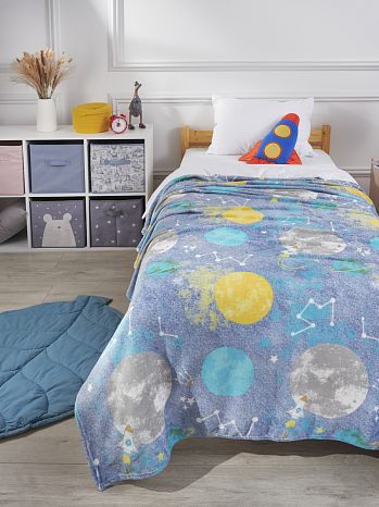 Плед Cosmos, космос, синий