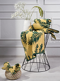 Полотенце махровое Ferns, веточки, зеленый