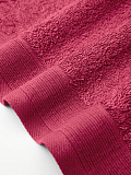 Полотенце махровое Ruby, без рисунка, бордо