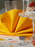 Салфетка сервировочная Orange, без рисунка, оранжевый