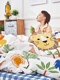 Подушка декоративная Lion, лев, оранжевый