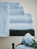 Полотенце махровое Sky blue, без рисунка, голубой