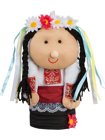 Варежка-прихватка Pannochka, кукла, мультиколор