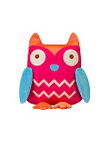 Подушка декоративная Owl, совы, розовый