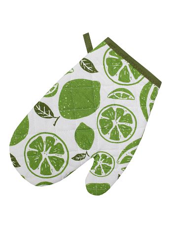 Варежка-прихватка Mojito, цитрус, зеленый
