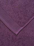 Набор полотенец махровых Burgundy, без рисунка, фиолетовый