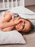 Подушка Soft kids, холлофайбер, без рисунка, белый