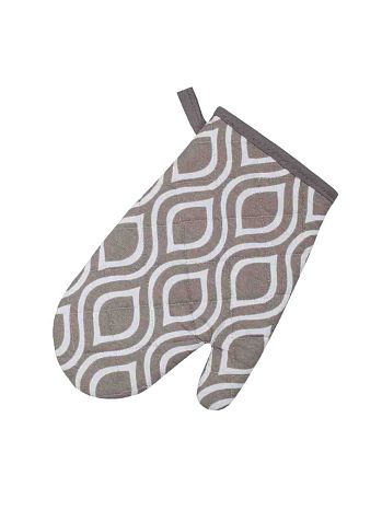 Варежка-прихватка Verano, орнамент, серый