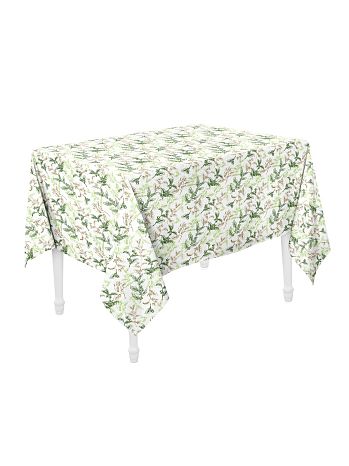 Скатерть Primavera, листья, зеленый