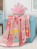 Плед Princess, принцессы, розовый