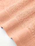 Полотенце махровое Peach, без рисунка, персиковый