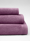 Полотенце махровое Burgundy, без рисунка, винный