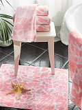 Коврик для ног Rosy quartz, орнамент, розовый