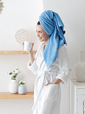 Полотенце махровое Florentine blue, без рисунка, голубой