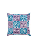 Подушка декоративная на молнии India, орнамент, фиолетовый