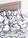 Постельное белье Cotton cloud, бязь, облачко, синий