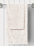 Полотенце махровое Floret milky, цветы, бежевый
