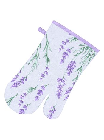Варежка-прихватка Lavender, цветы, фиолетовый