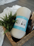 Плед Gardenia, без рисунка, молочный