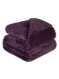 Плед Mellow plum, полосы, фиолетовый