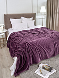 Плед Mellow plum, полосы, фиолетовый