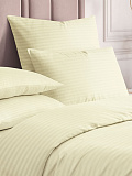 Простыня Champagne, сатин-страйп, полосы, желтый