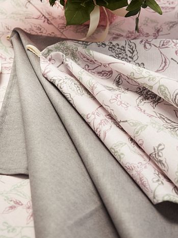 Набор полотенец кухонных Marengo, веточки, розовый