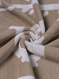 Полотенце махровое Filin beige, совы, бежевый