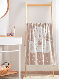 Полотенце махровое Teddy beige, мишки, бежевый