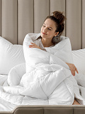 Одеяло Soft, без рисунка, белый