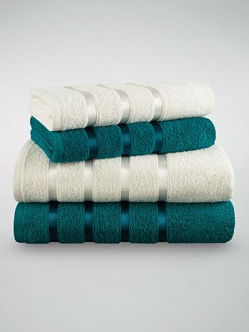 Набор полотенец махровых Forest freshness set, без рисунка, мультиколор