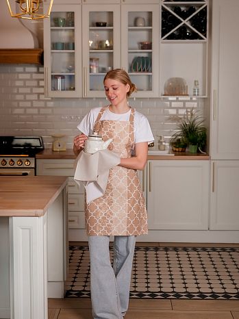 Фартук Morocco, орнамент, бежевый