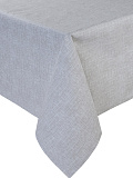 Скатерть Linen grey, без рисунка, серый
