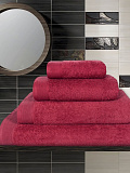 Набор полотенец махровых Ruby, без рисунка, рубин