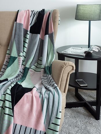 Плед Corund, геометрия, мультиколор